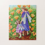 Mother and Child Fairies Poppy Field Unicorn Toy Jigsaw Puzzle