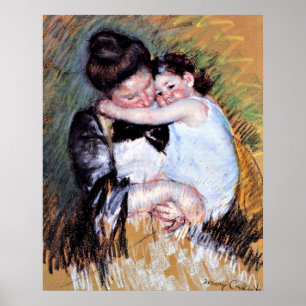 Mother and Child famous painting Poster