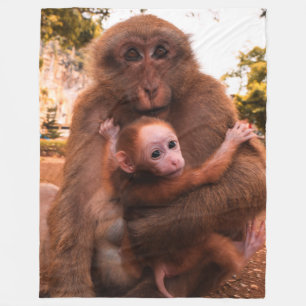 MOTHER and CHILD Fleece Blanket