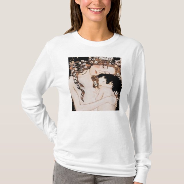 Mother and Child Gustav Klimt T-Shirt (Front)