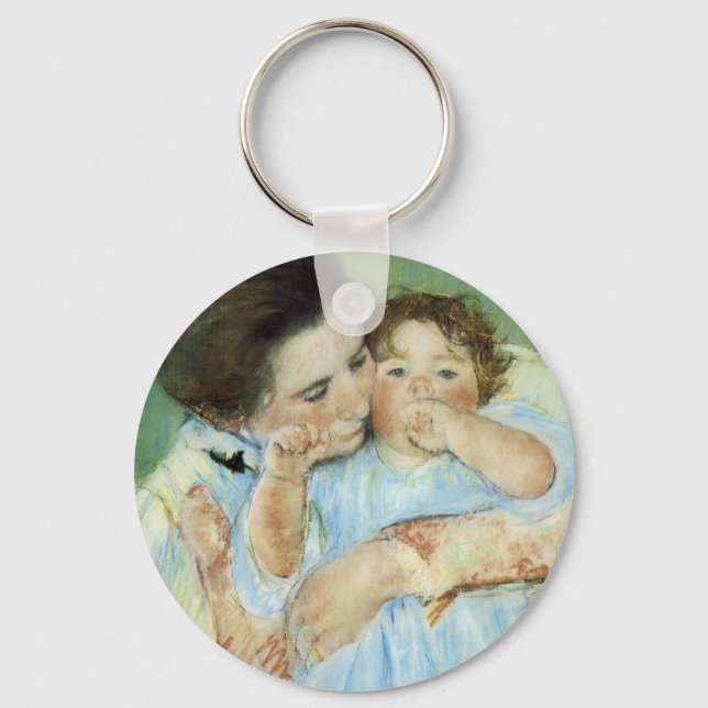 Mother and Child Keychain (Front)