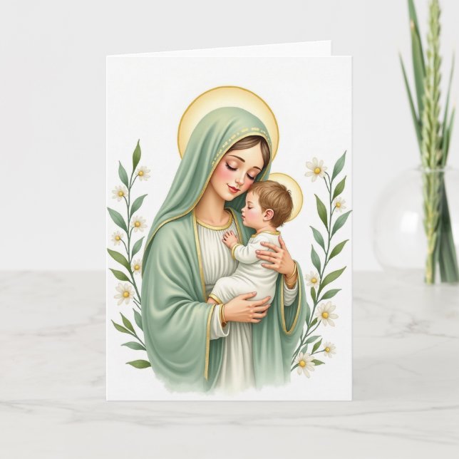 Mother And Child Love Card (Front)