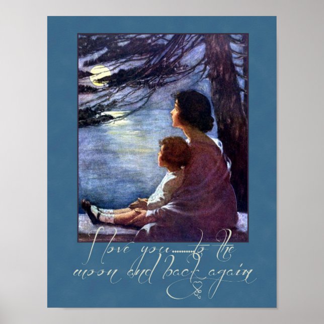Mother and Child Love Poster (Front)