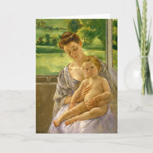 Mother and Child   Mary Cassatt Card