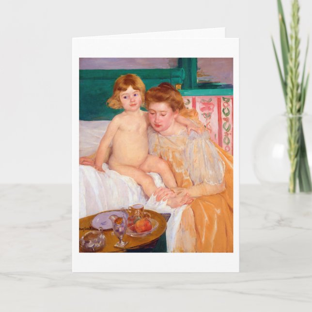 Mother and Child, Mary Cassatt Card (Front)