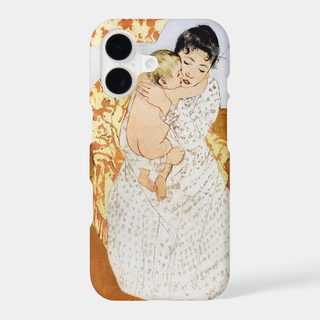 Mother and Child, Mary Cassatt Case-Mate iPhone Case (Back)