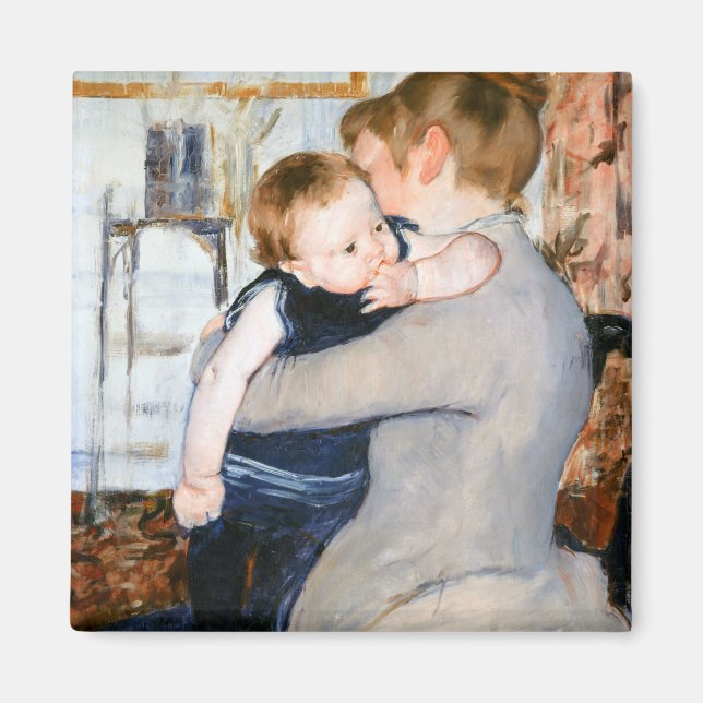 Mother and Child, Mary Cassatt Magnet (Front)
