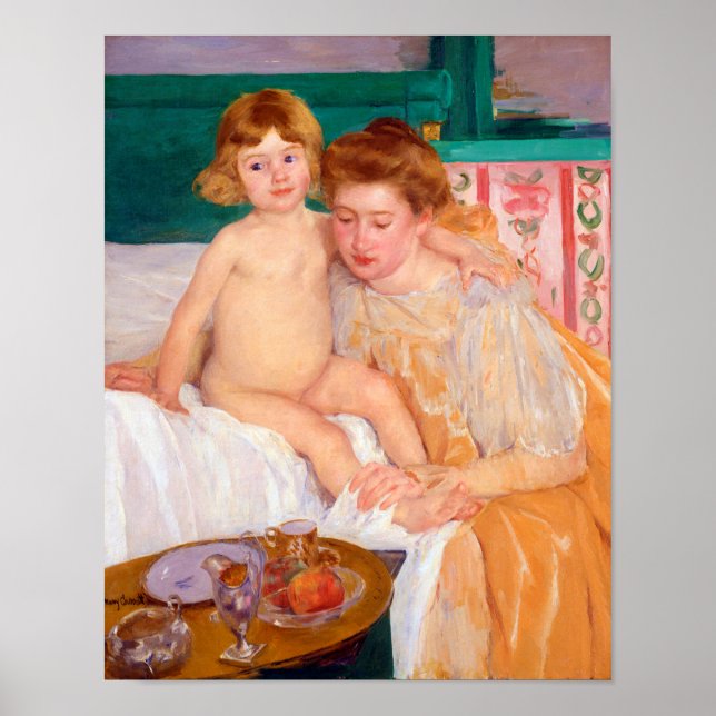 Mother and Child, Mary Cassatt Poster (Front)