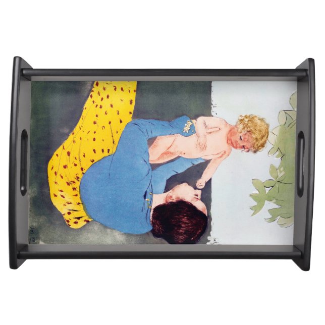Mother and Child, Mary Cassatt Serving Tray (Front)