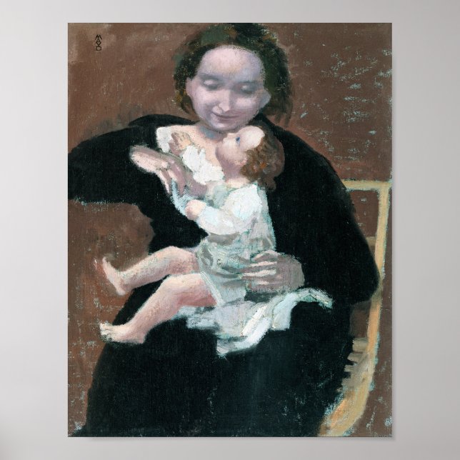 Mother and Child, Maurice Denis Poster (Front)