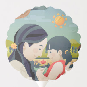 Mother and  Child Mother's Day   Balloon