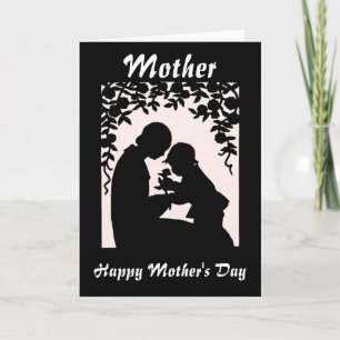 Mother and Child Mother's Day Card - Custom