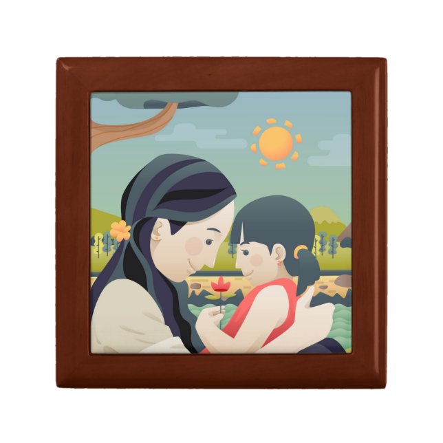 Mother and  Child Mother's Day | Gift Box (Front)