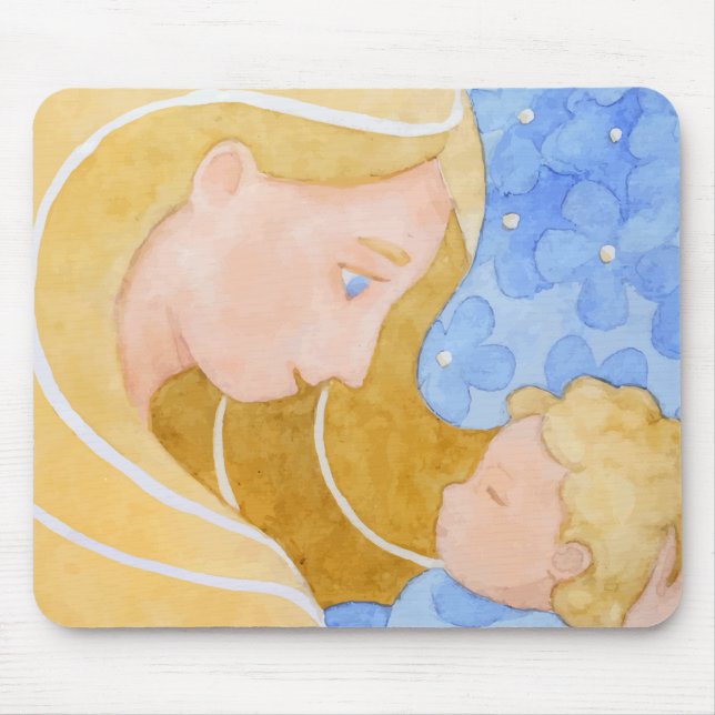 Mother and Child Mother's Day | Mouse Pad (Front)