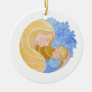 Mother and Child Mother's Day   Ornament