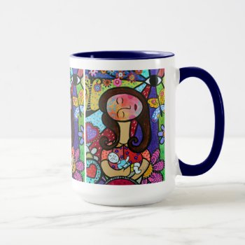 Mother And Child Mug by prisarts at Zazzle