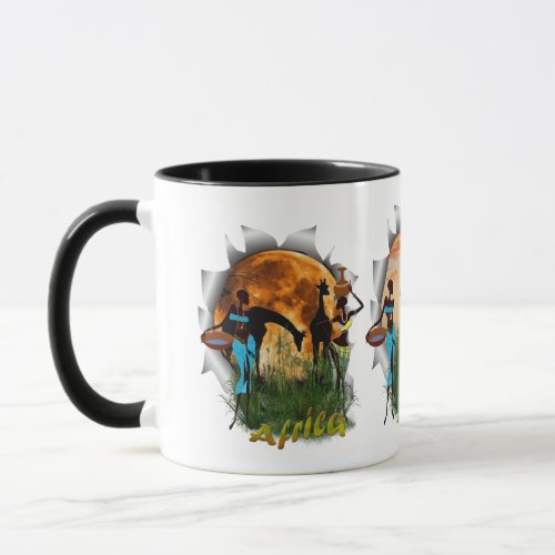 Mother and child of Africa Mug