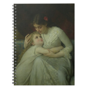 Mother and Child (oil on canvas) Notebook