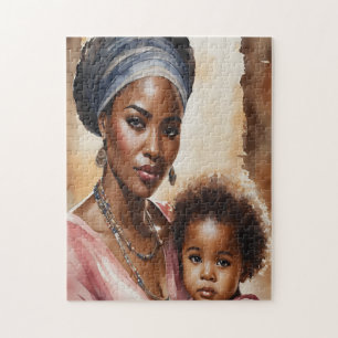 Mother and Child Serenity Jigsaw Puzzle