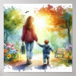 Mother and Child Wall Art