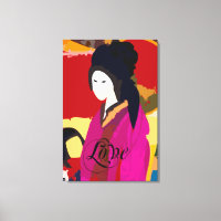 Mother and Child Wrapped Canvas