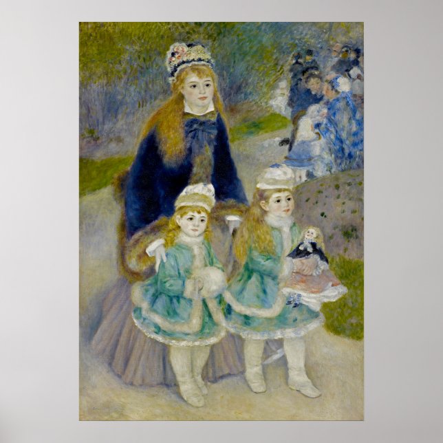  Mother and Children - Renoir Poster (Front)