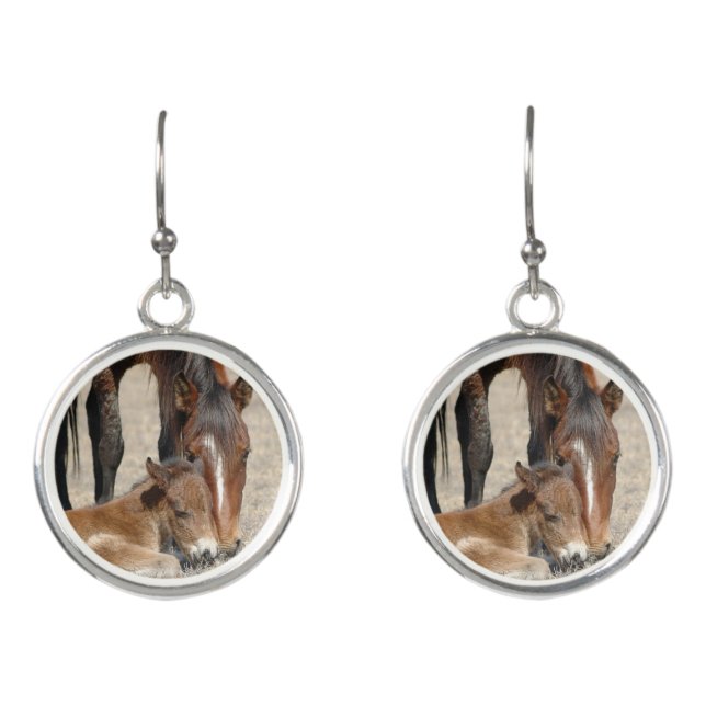 Mother And Colt Earrings (Front)
