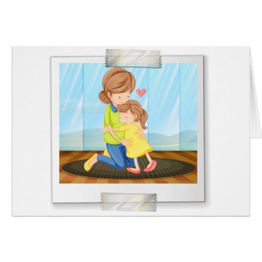 Mother and daughter cards (Front Horizontal)
