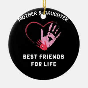 MOTHER AND DAUGHTER CERAMIC ORNAMENT