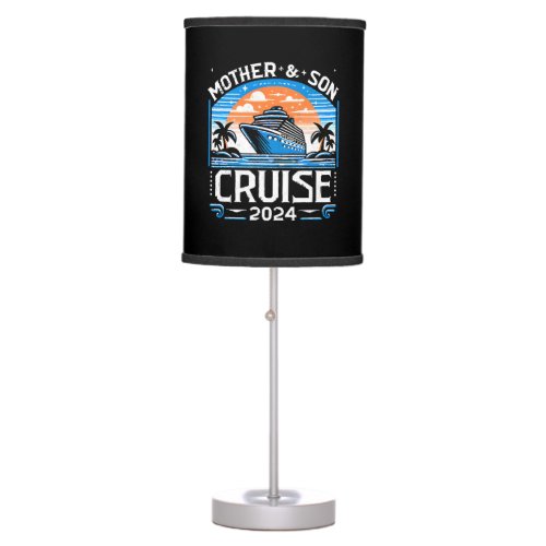 Mother And Daughter Cruise 2024 Table Lamp