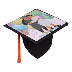MOTHER AND DAUGHTER GRADUATION CAP TOPPER