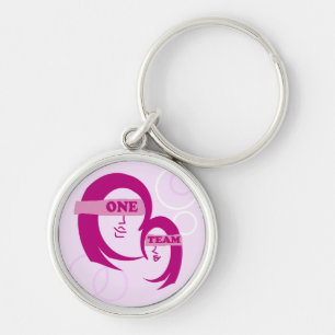 Mother and daughter keychain