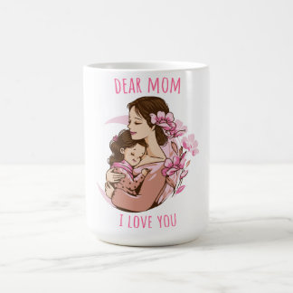 Mother and Daughter Love Color Morph Mug