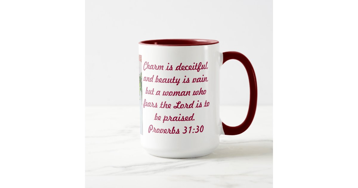 Mother And Daughter Luncheon W Bible Verse Mug Zazzle Com