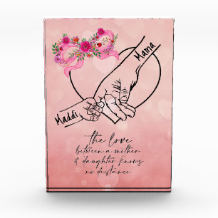 Mother and daughter photo block