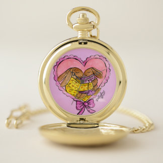 Mother and Daughter Pocket Watch