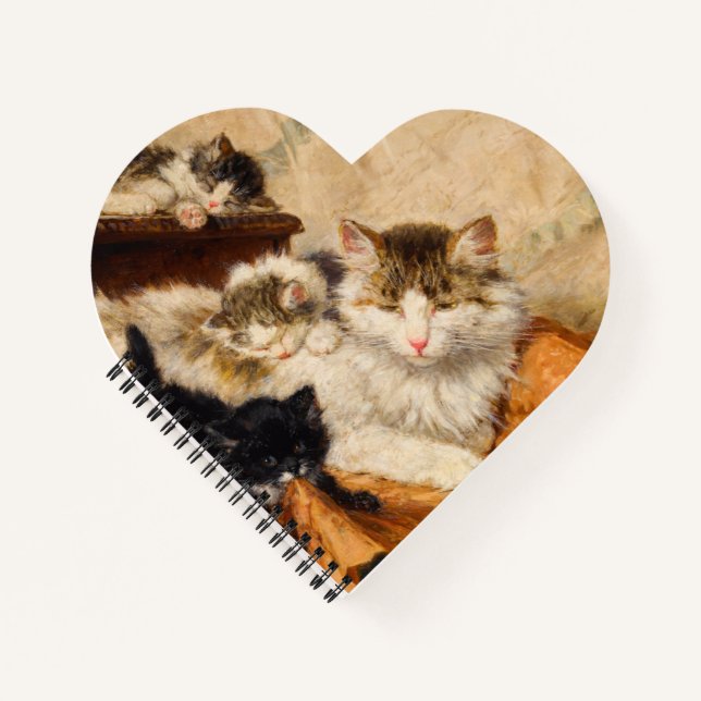 Mother and Her Kittens Notebook (Front)