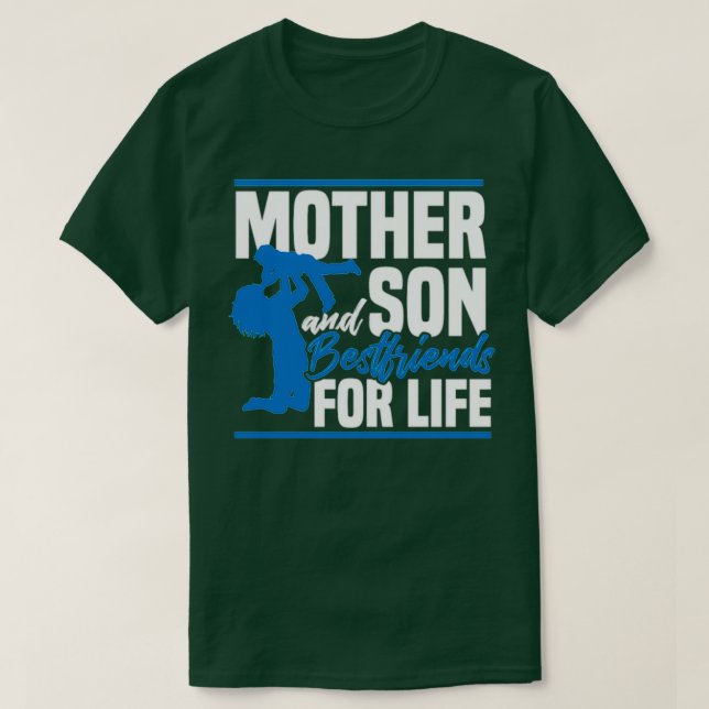 Mother and Son Bestfriends Mothers Gift  T-Shirt (Design Front)