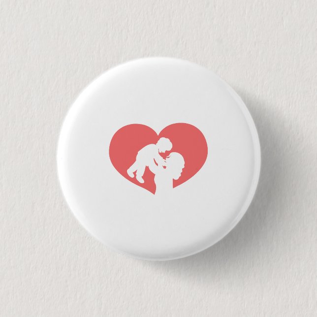 Mother and Son Button (Front)