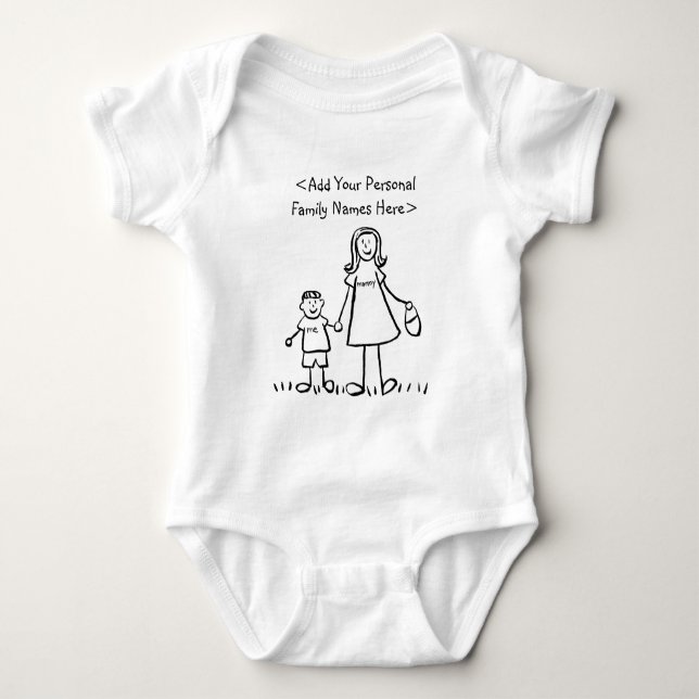 Mother and Son Custom Family Mommy and Me Shirt (Front)