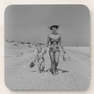 Mother and Son Drink Coaster