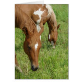 Mother and Son, Horses Grazing (Front)