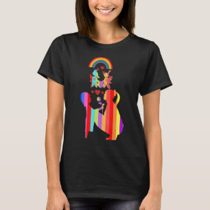 mother and son in beautiful colors for mom T-Shirt