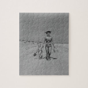 Mother and Son Jigsaw Puzzle
