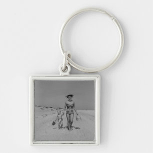 Mother and Son Keychain