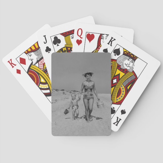 Mother and Son Poker Cards (Back)