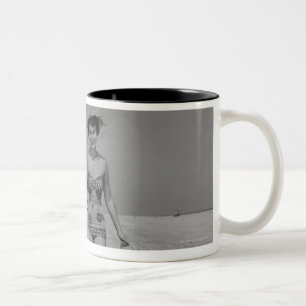 Mother and Son Two-Tone Coffee Mug