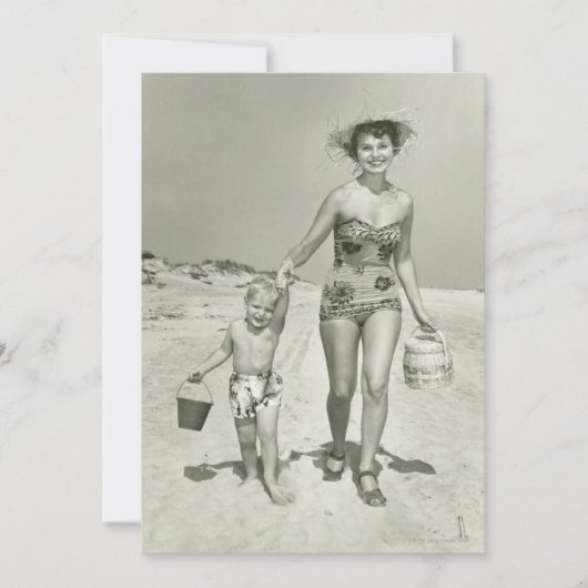 Mother and Son Walking (Front)