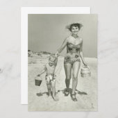 Mother and Son Walking (Front/Back)