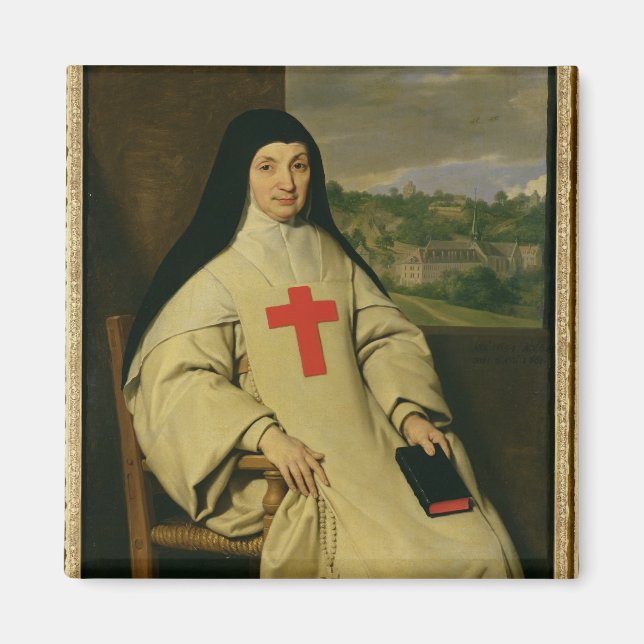 Mother Angelique Arnauld  Abbess Magnet (Front)